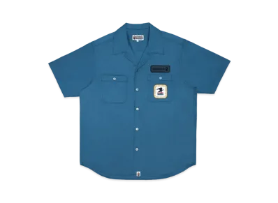 A BATHING APE × USPS Shirt "Navy"
