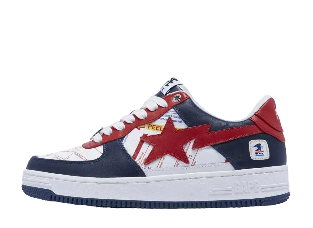 USPS × A BATHING APE®︎ BAPE STA "White/Red/Blue"