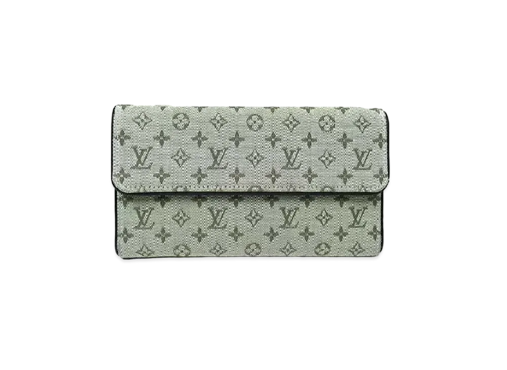 Louis Vuitton Monogram Mini Porte Tresor International "Khaki"