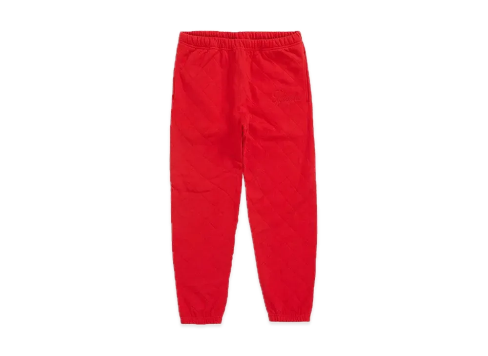 Supreme Quilted Sweatpant "Red"
