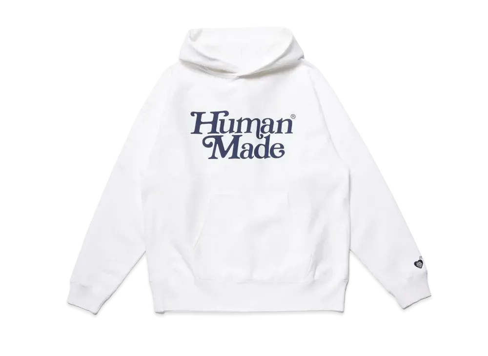 HUMAN MADE Girls Don't Cry at HUMAN MADE 1928 Pizza Hoodie GDC#1 "White" / VERDY