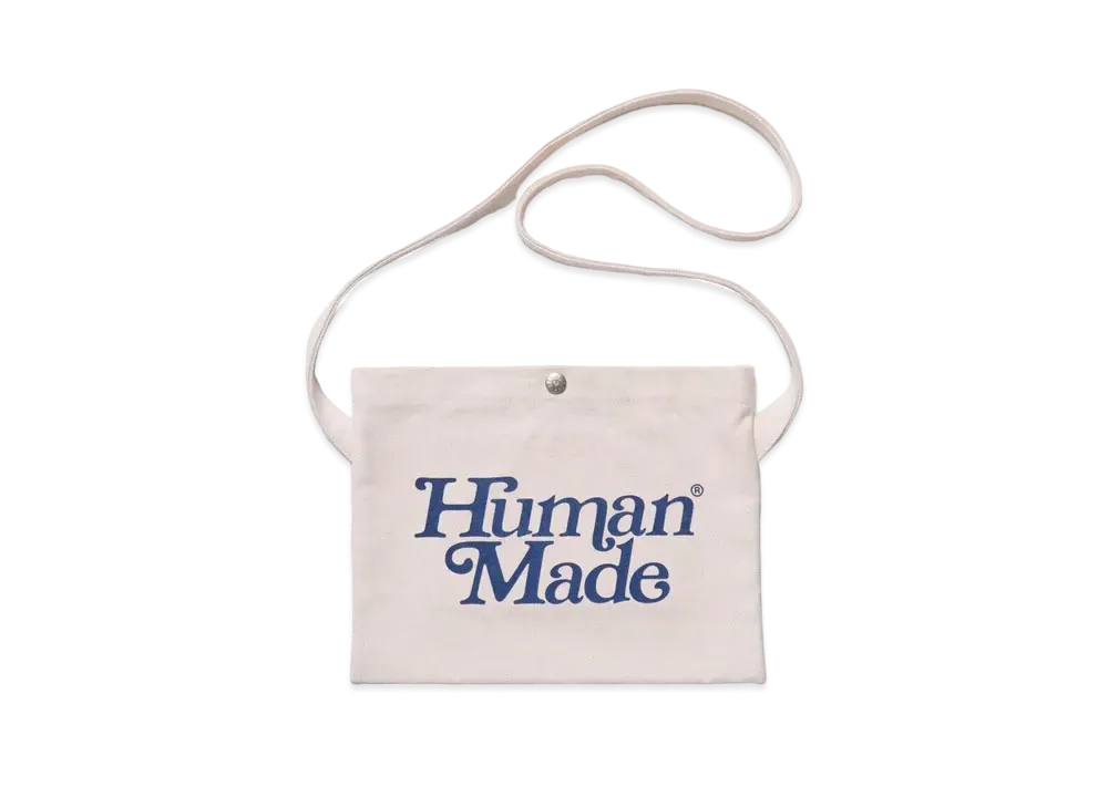 HUMAN MADE Girls Don't Cry at HUMAN MADE 1928 Satchel GDC "White" / VERDY