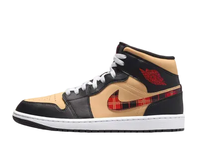 ナイキ エアジョーダン1 ミッド "タータン スウッシュ"