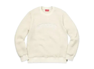 Supreme Polartec Deep Pile Crewneck "Natural"