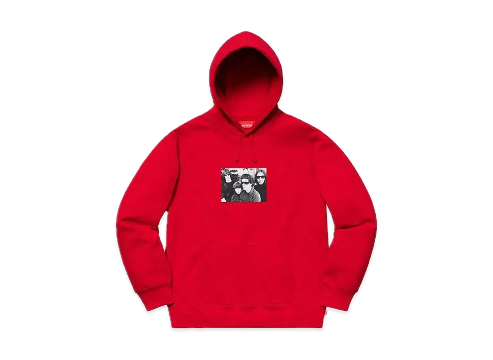 Supreme The Velvet Underground Hooded Sweatshirt "Red"