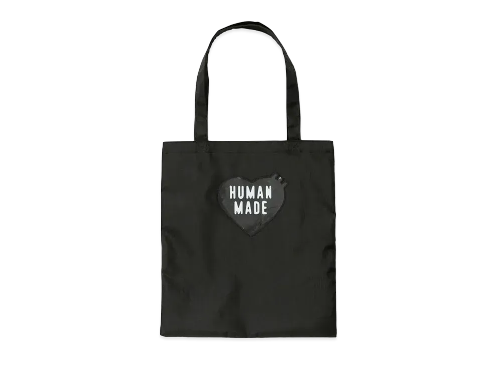HUMAN MADE NYLON RIPSTOP HEART TOTE BAG 