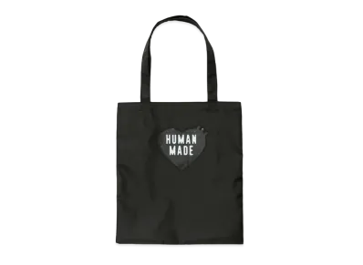 HUMAN MADE NYLON RIPSTOP HEART TOTE BAG "Black"