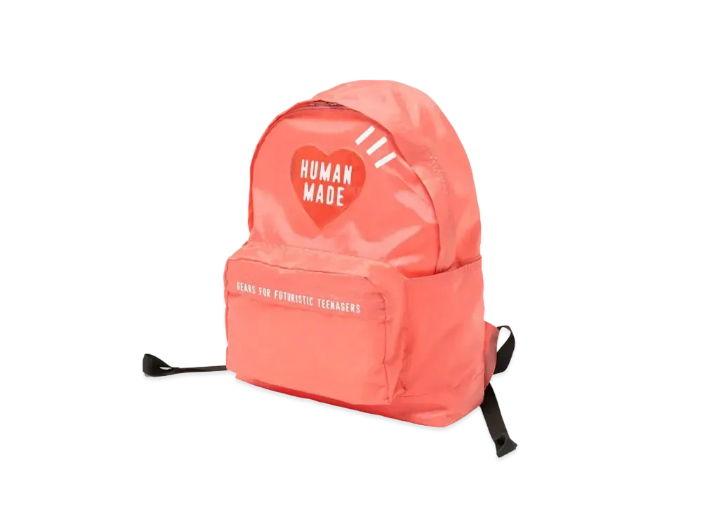HUMAN MADE NYLON RIPSTOP HEART BACKPACK "Pink"