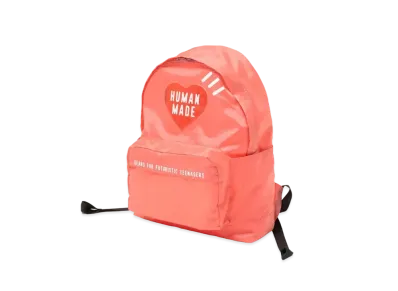 HUMAN MADE NYLON RIPSTOP HEART BACKPACK "Pink"