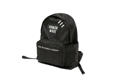 HUMAN MADE NYLON RIPSTOP HEART BACKPACK "Black"