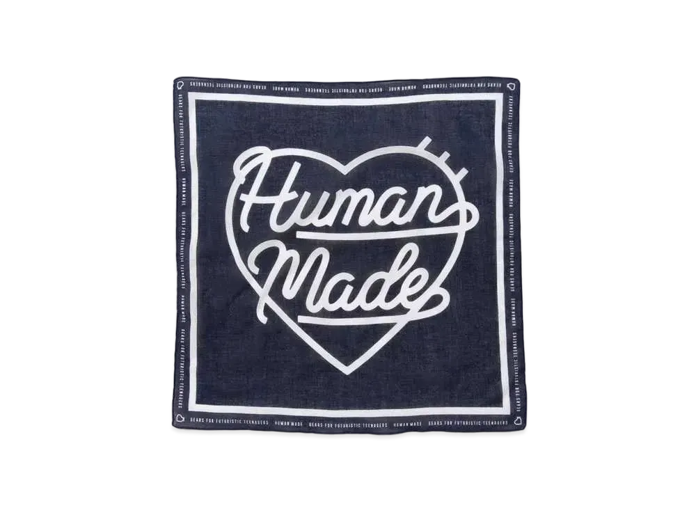 HUMAN MADE BANDANA #1 "Navy"