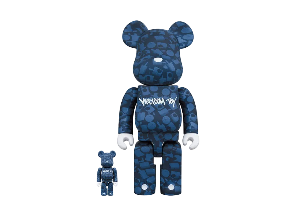 Bearbrick STASH "MEDICOM TOY" 100% & 400%