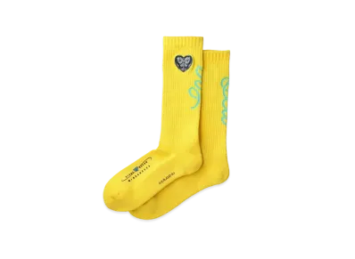 WIND AND SEA x JoJo's Bizarre Adventure Stone Ocean Collaboration Sox "Yellow"