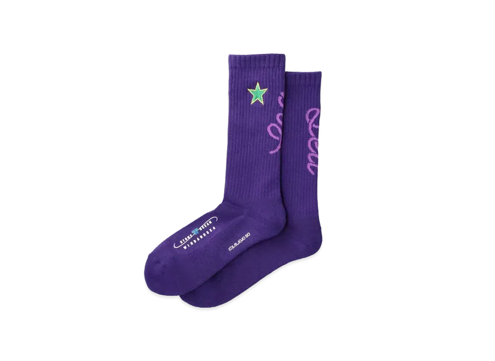 WIND AND SEA x JoJo's Bizarre Adventure Stone Ocean Collaboration Sox "Purple"
