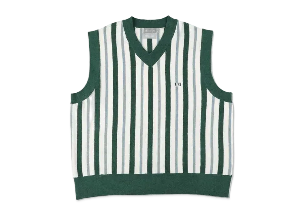 WIND AND SEA x NESTWELL Stripe Vest "Green/Sage"