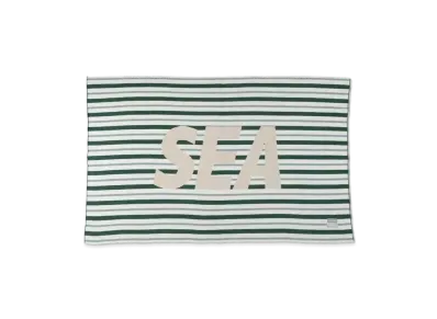 WIND AND SEA x NESTWELL Stripe Blanket "Green/Sage"