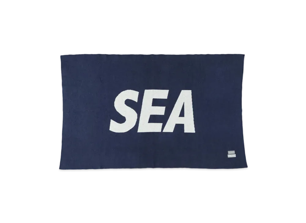 WIND AND SEA x NESTWELL Stripe Blanket "R.Blue"