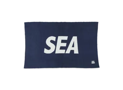 WIND AND SEA x NESTWELL Stripe Blanket "R.Blue"