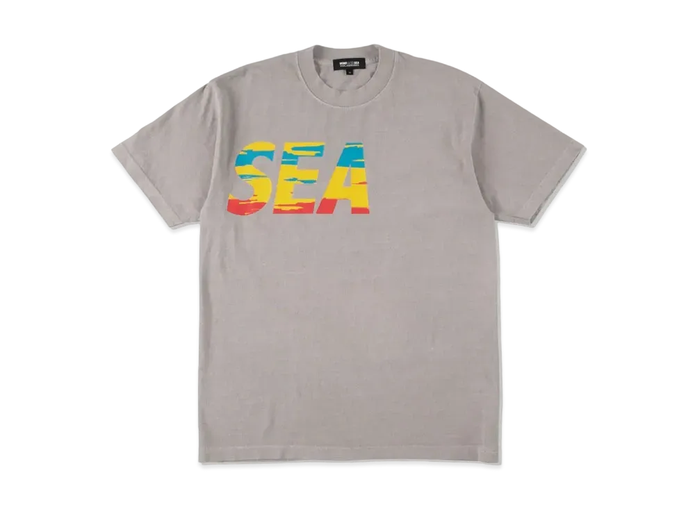WIND AND SEA x VIOLA&ROSES (TROPICAL-FLOWER) T-Shirt "Dark Silber"
