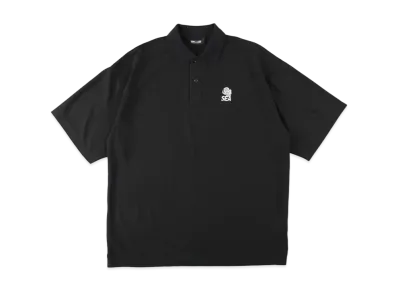 WIND AND SEA x VIOLA&ROSES POLO (SEA-FLOWER) SHIRT "Black"