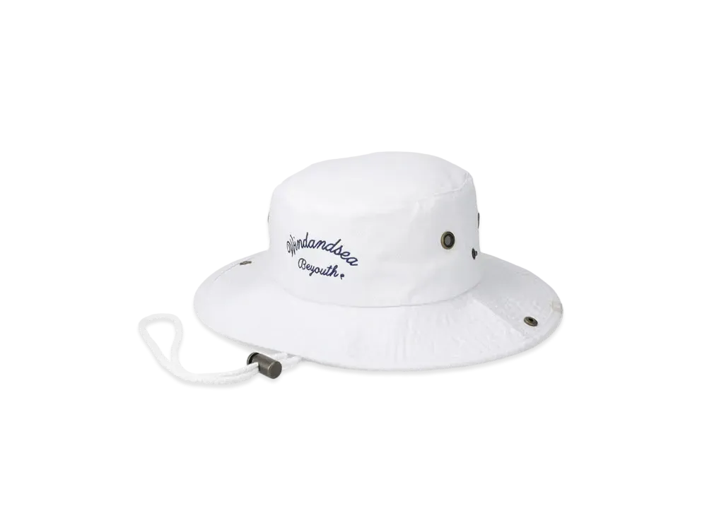 WIND AND SEA BYT Safari Hat "White"