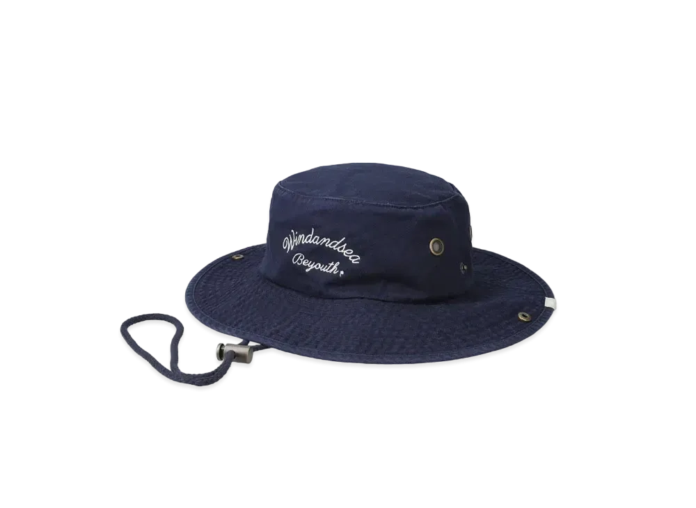 WIND AND SEA BYT Safari Hat "Navy"