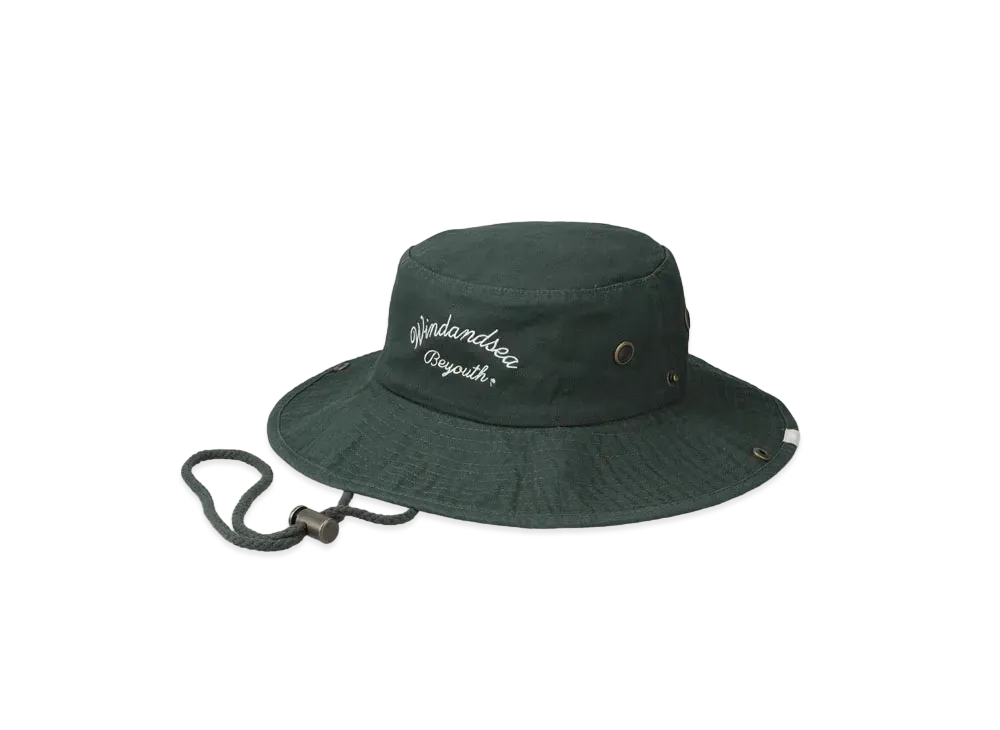 WIND AND SEA BYT Safari Hat "Green"