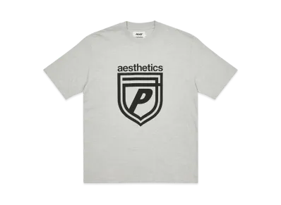 PALACE Aesthetics Logo T-Shirt "Grey Marl"