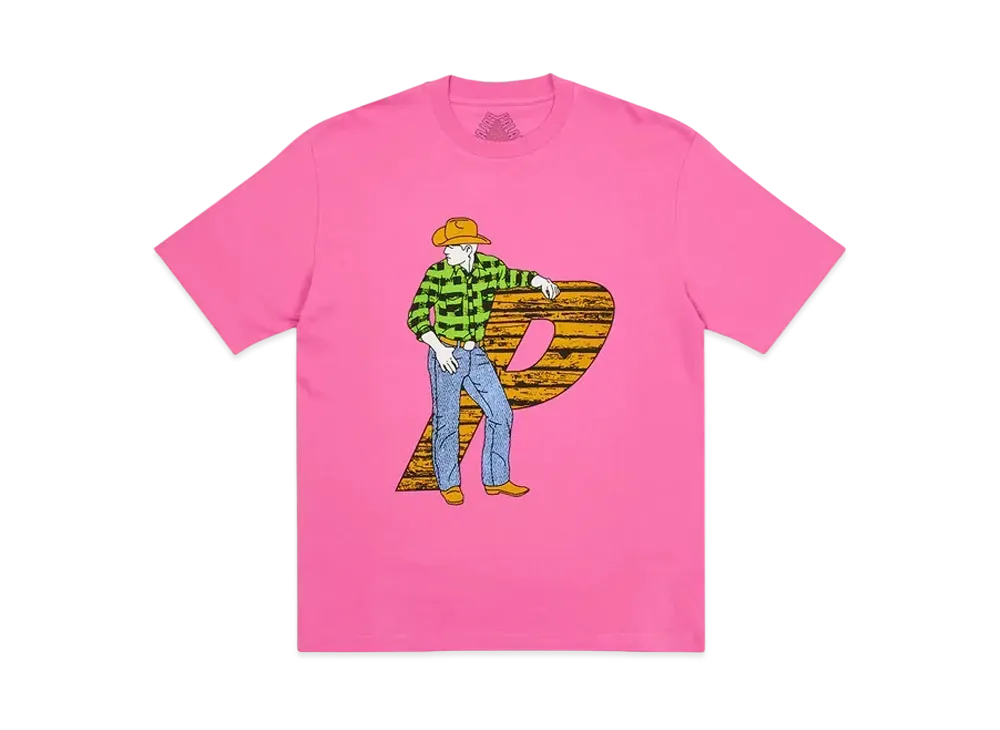 PALACE Saddle Up T-Shirt "Pink"