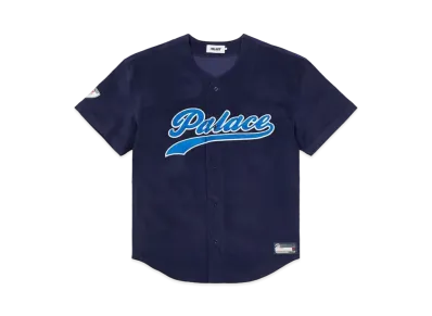 PALACE Cord Baseball Jersey "Navy"