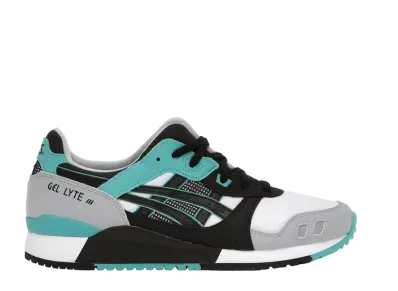 アシックス ゲルライト 3 "ホワイト ブラック ティール"