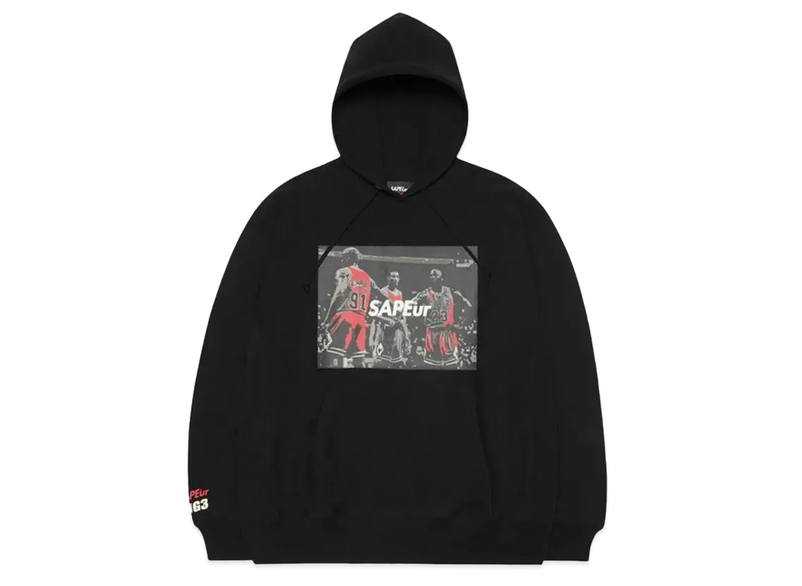 SAPEur BIG3 Classic Vintage HOODIE "Black"