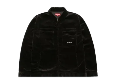 Supreme Corduroy Zip Jacket "Black"