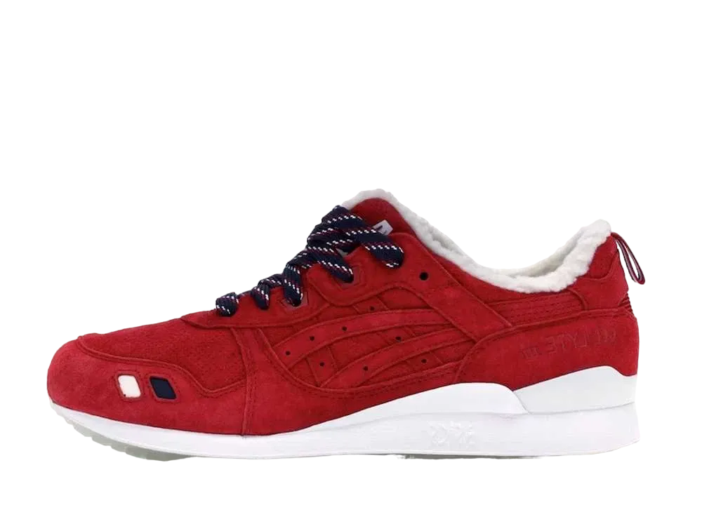 キス × モンクレール ×　アシックス ゲルライト 3 "レッド"