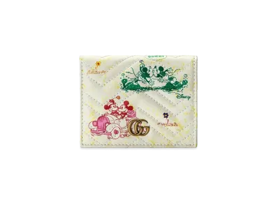 GUCCI Online Exclusive Disney x Gucci GG Marmont Card Case Wallet
