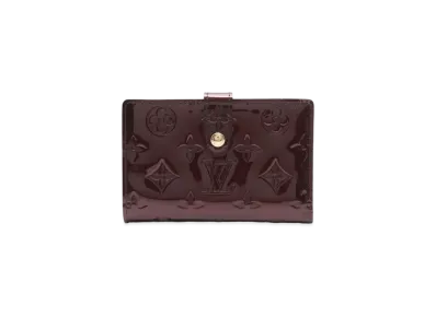 Louis Vuitton Viennois Wallet Monogram Vernis "Rouge Forvist"