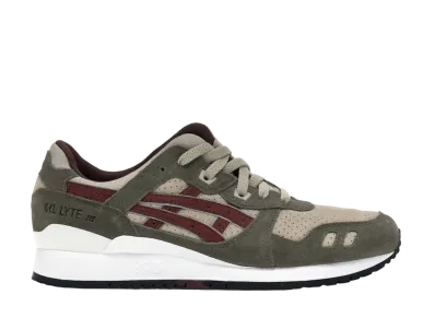 アシックス ゲルライト 3 パタ "ブリッチ バーガンディ"