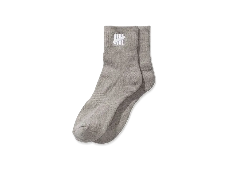 UNDEFEATED Icon Ankle Sock - 05019 "Gray"