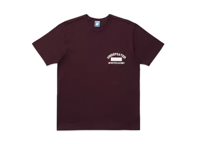 UNDEFEATED Stencil Pocket S/S Tee - 10095 "Burgundy"