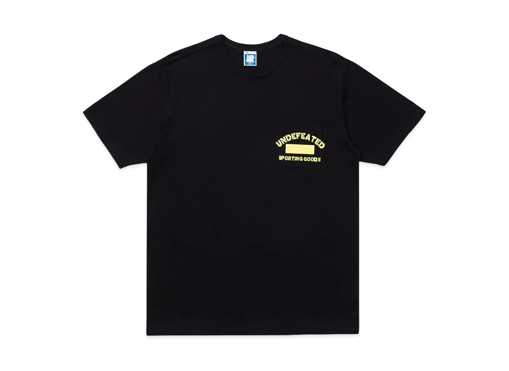 UNDEFEATED Stencil Pocket S/S Tee - 10095 "Black"