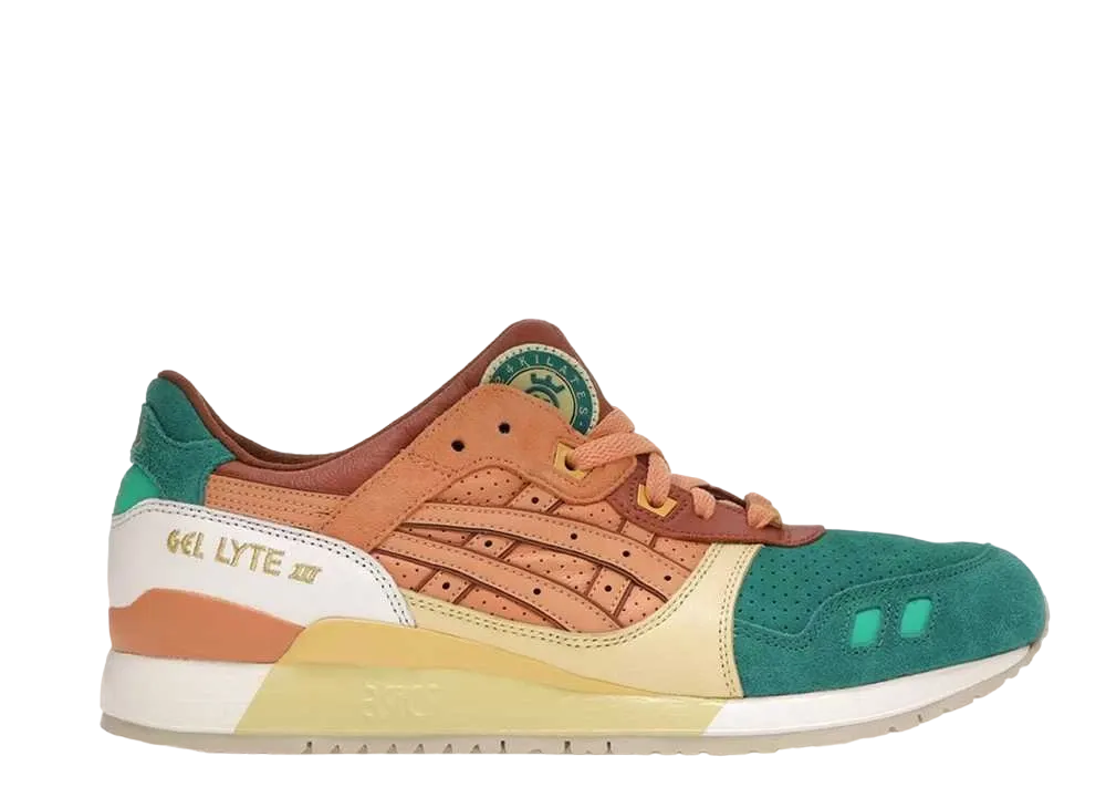 アシックス ゲルライト 3 24 キレイツ エクスプレス "シェイディー グレイド/ゴールド アース"