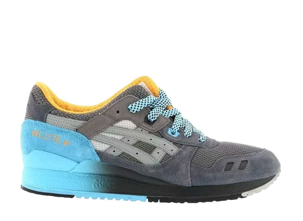 アシックス ゲルライト 3 スラム ジャム 6パラレル "グレイ/ブルー" (2016)