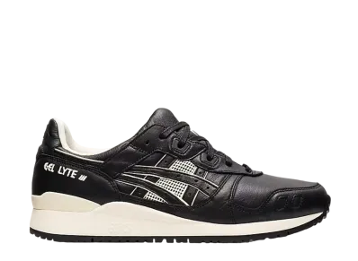 アシックス ゲルライト 3 "ブラック レザー"