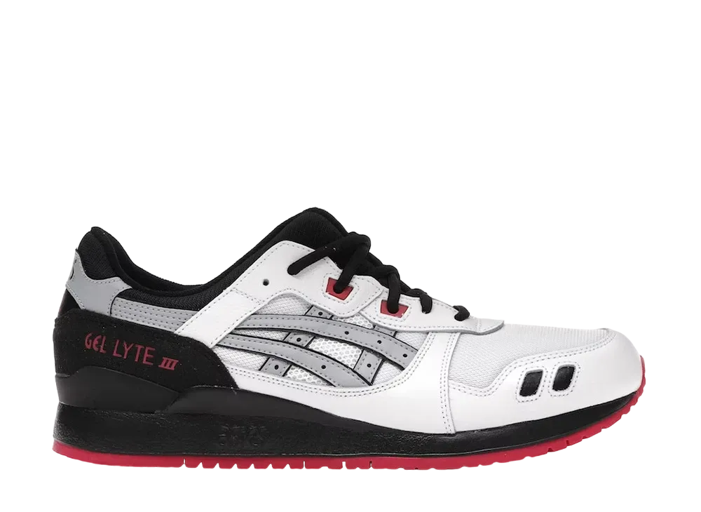アシックス ゲルライト 3 "ホワイト ピードモント グレイ"