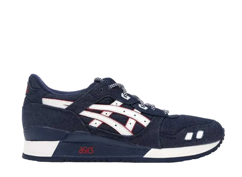 ロニー ファイグ × アシックス ゲルライト 3 セルビッジ "デニム"