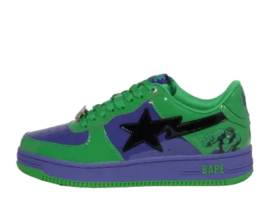 Marvel Comics × A BATHING APE®︎ BAPE STA Low "Hulk" (2022)