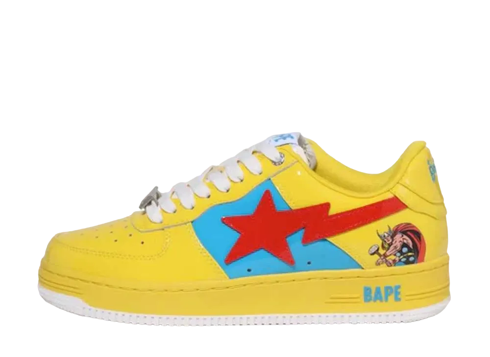 Marvel Comics × A BATHING APE®︎ BAPE STA Low "Thor" (2022)