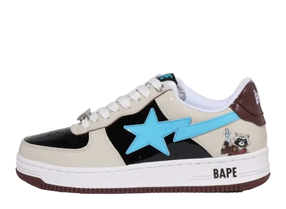 Marvel Comics × A BATHING APE®︎ BAPE STA Low "Rocket Raccoon" (2022)