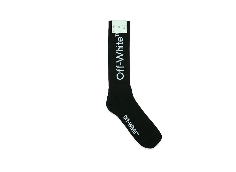 Off-White ARROW MID LENGHT SOCKS/BLACK/WHITE(OMRS22-RTW0254/C) "BLACK/WHITE"