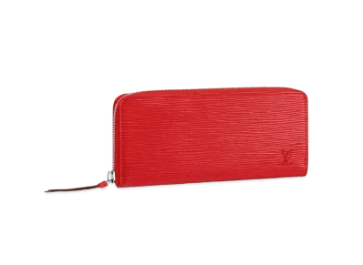 Louis Vuitton Clemence Wallet Epi "Poppy"